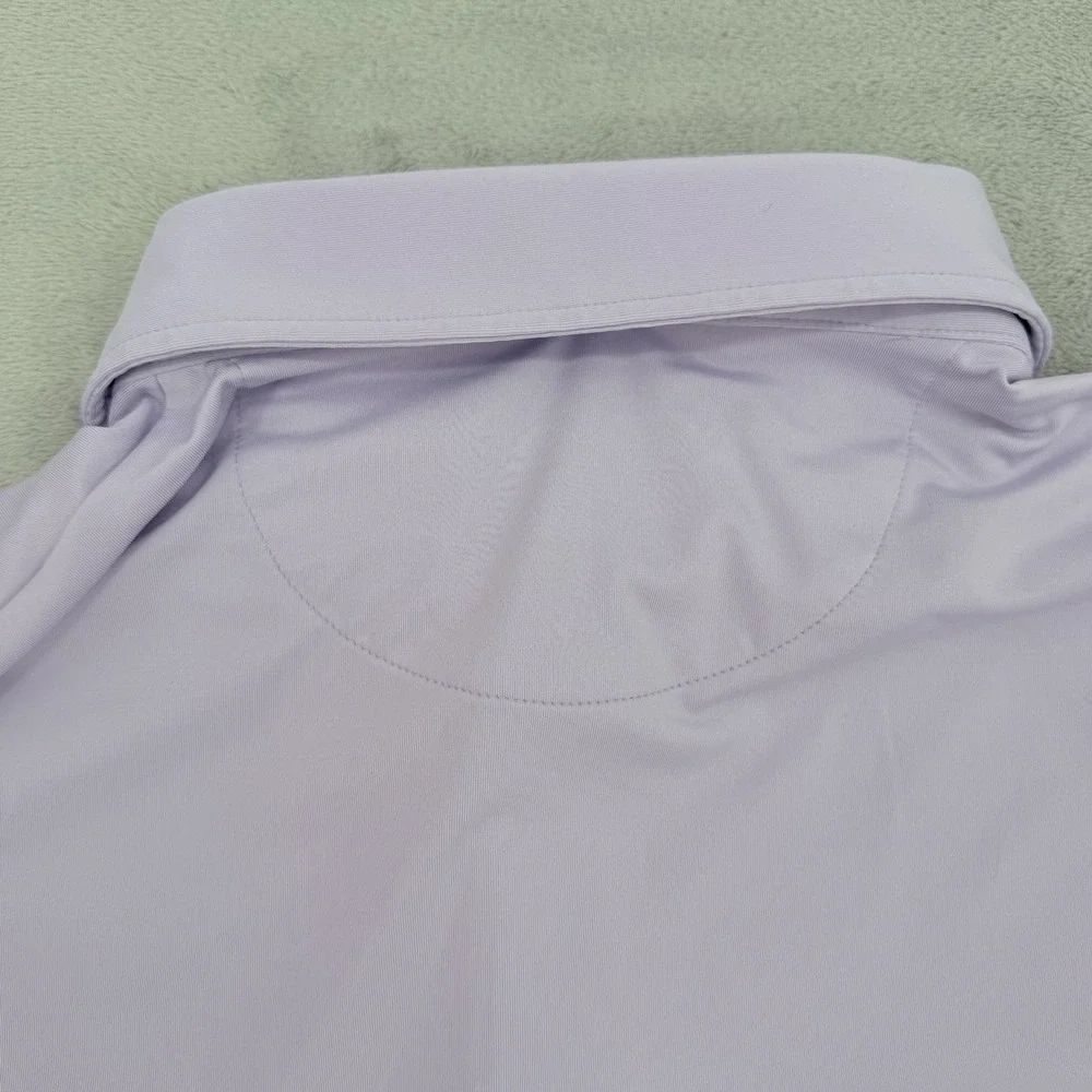 RLX Polo Ralph Lauren Polo Shirt  Men's Size L Golf Performance Lilac Strech NWT